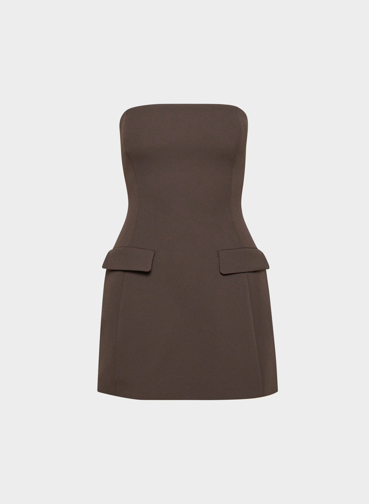 Figureknit™ Gigi Dress - RICH MOCHA BROWN