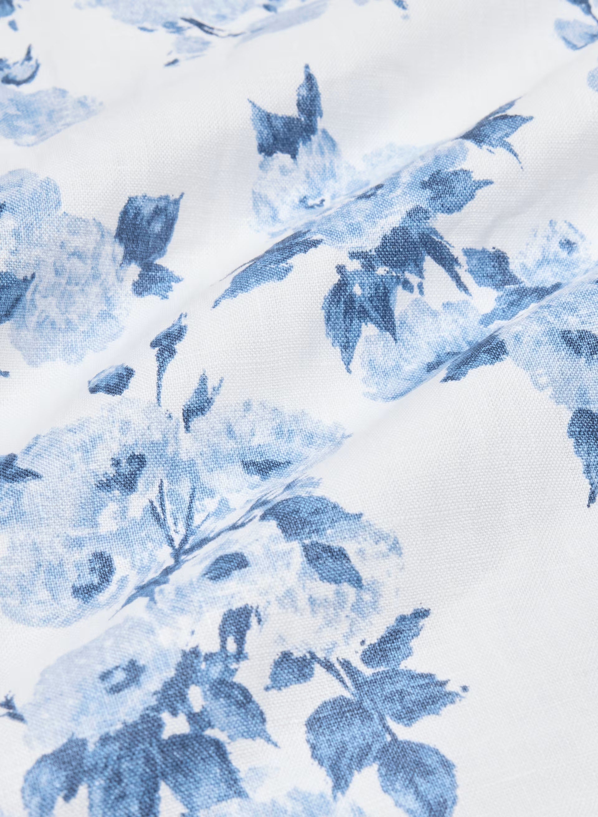 Barrafina Linen Dress - WHITE/ FR BLUE