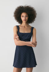 Dollop Dress - ADMIRAL/WHITE