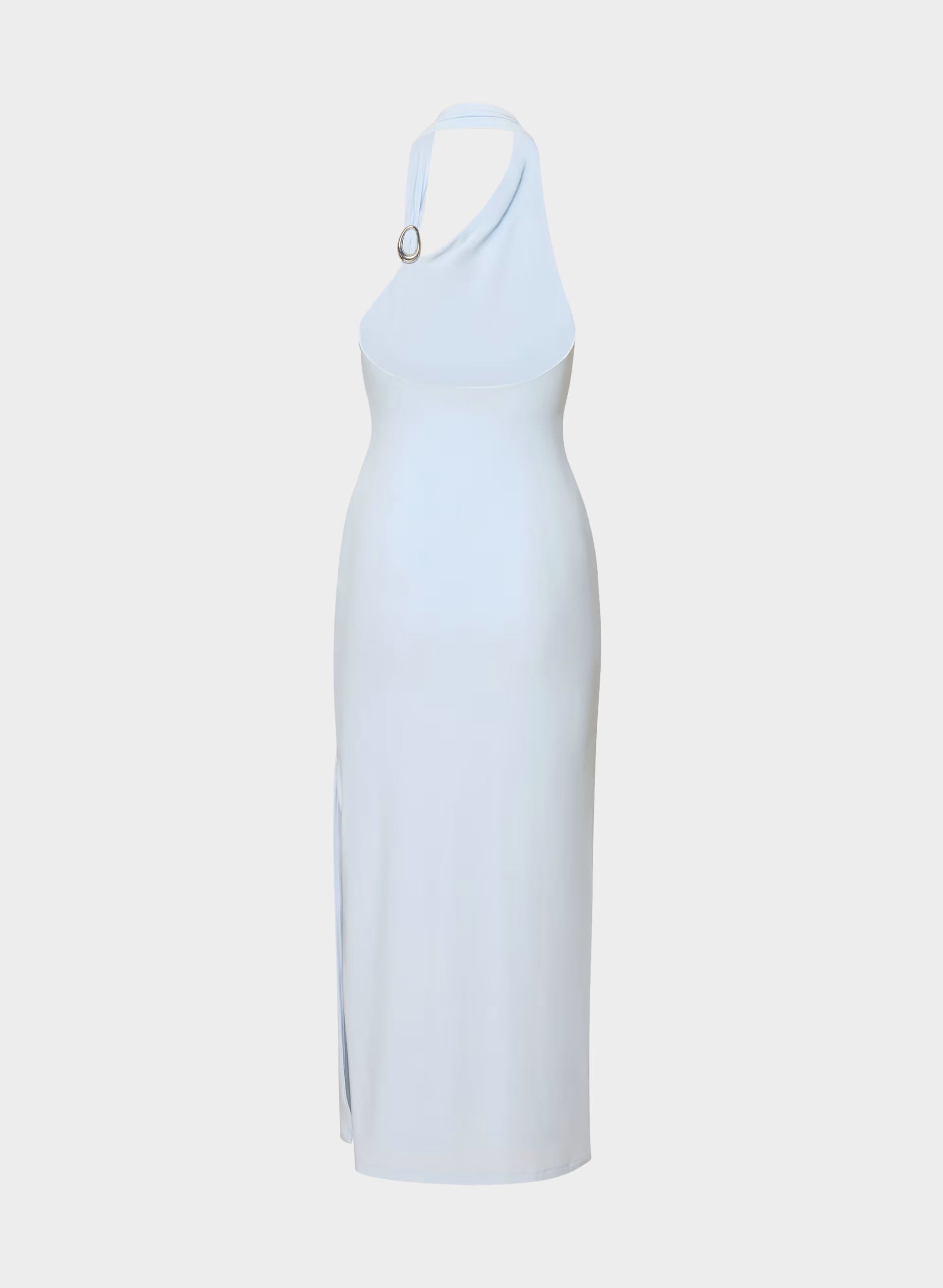 Smooth Matter™ Shadowplay Halter Dress - MIDDAY BLUE / SILVER