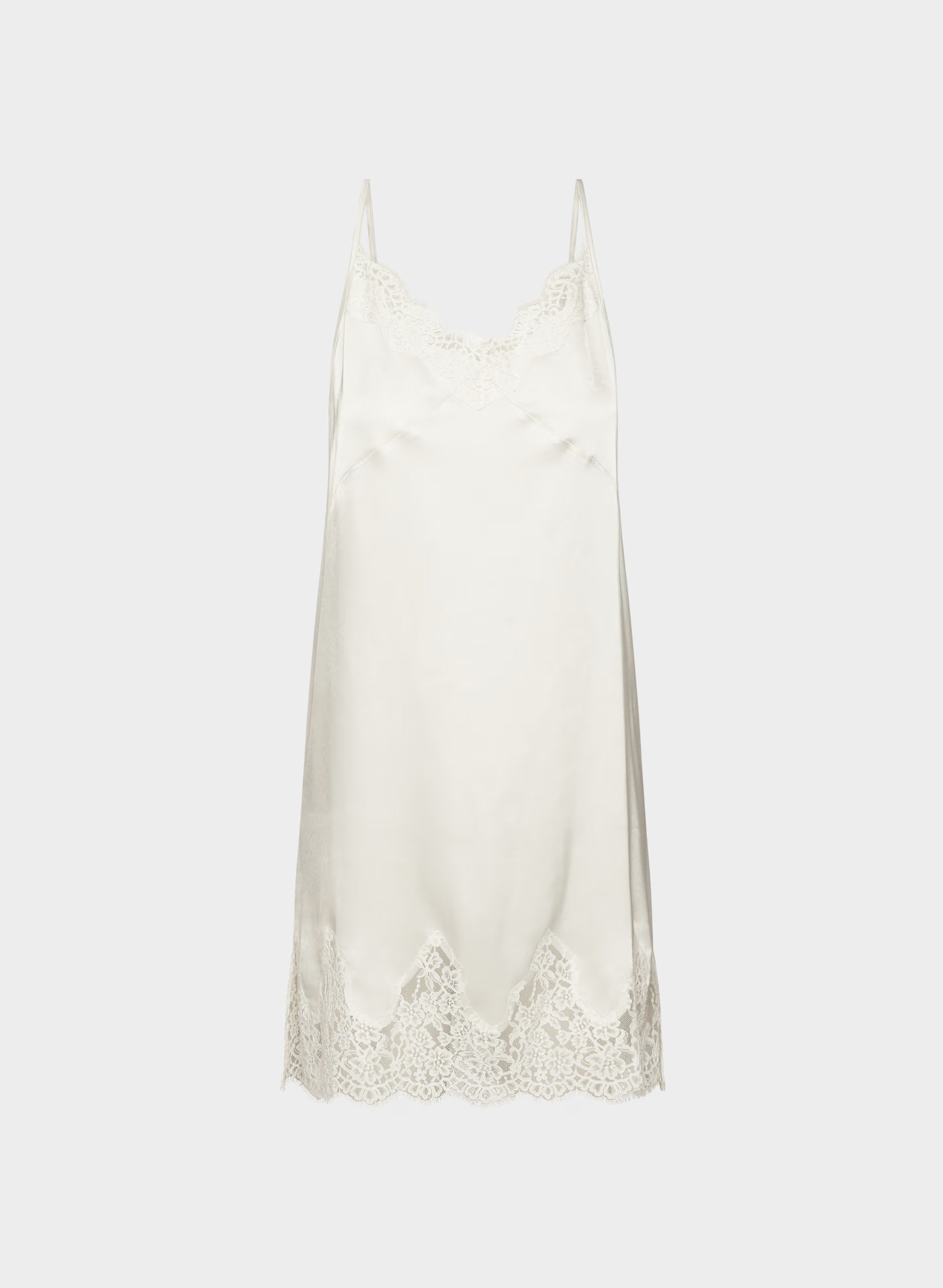 Prelude Satin Dress - LT BIRCH/ LT BIRCH