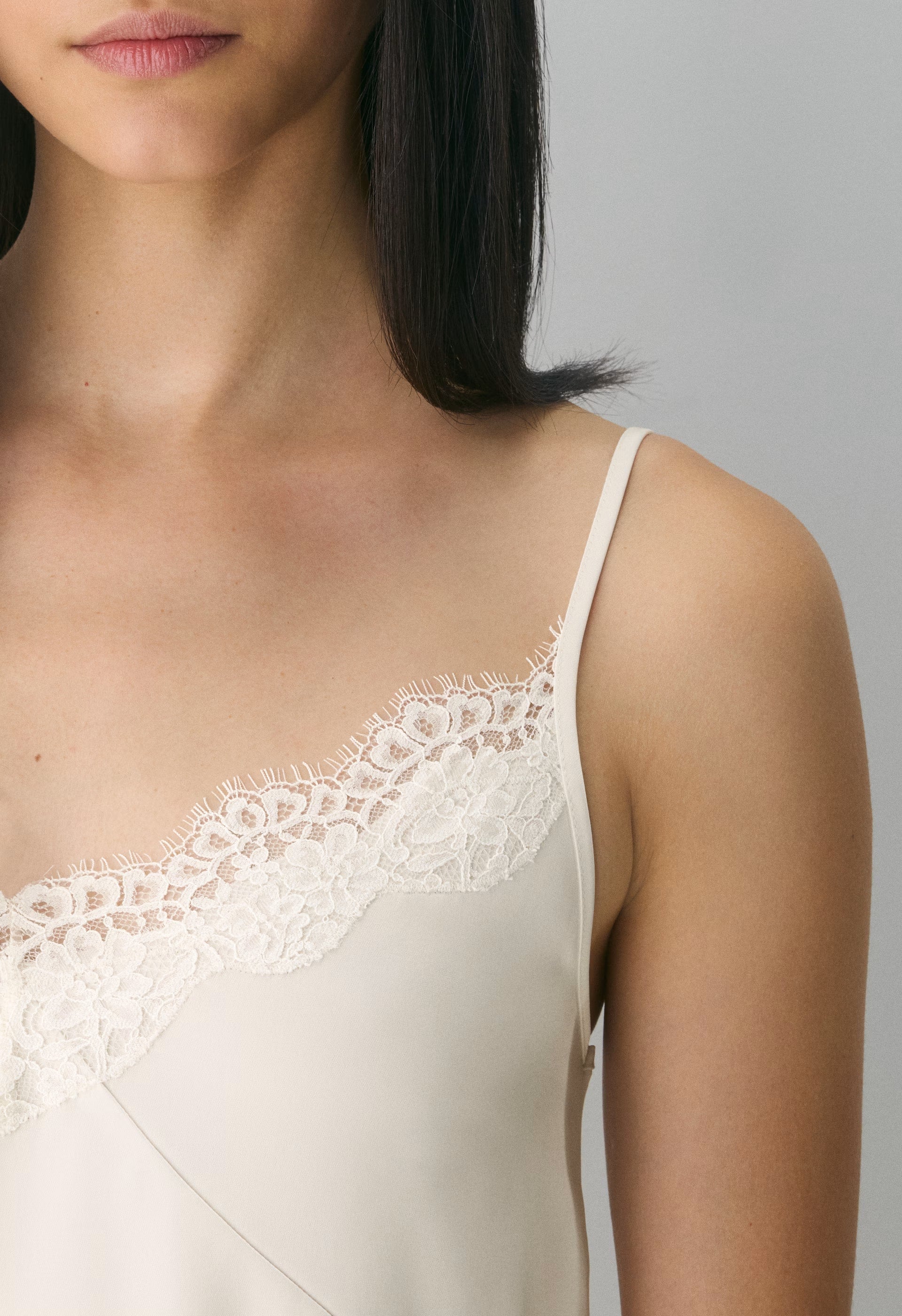 Prelude Satin Dress - LT BIRCH/ LT BIRCH