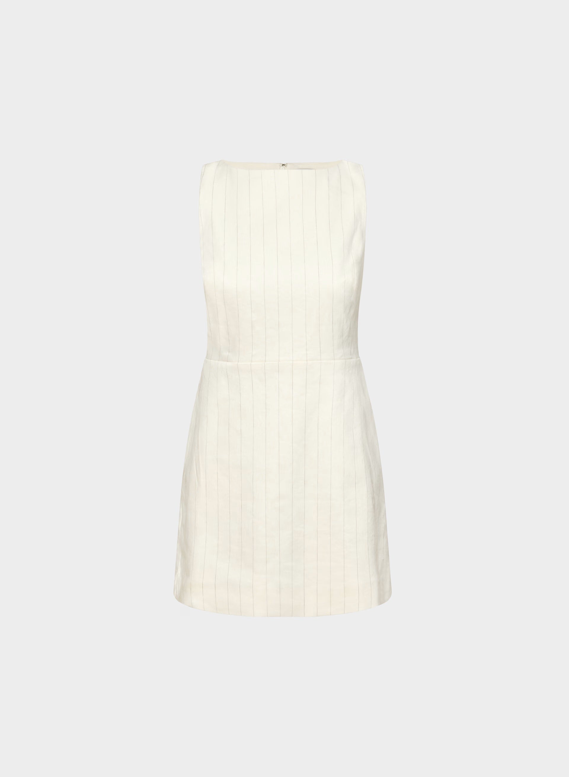 Bond Linen Dress - CABOT STRP OAK/GREY