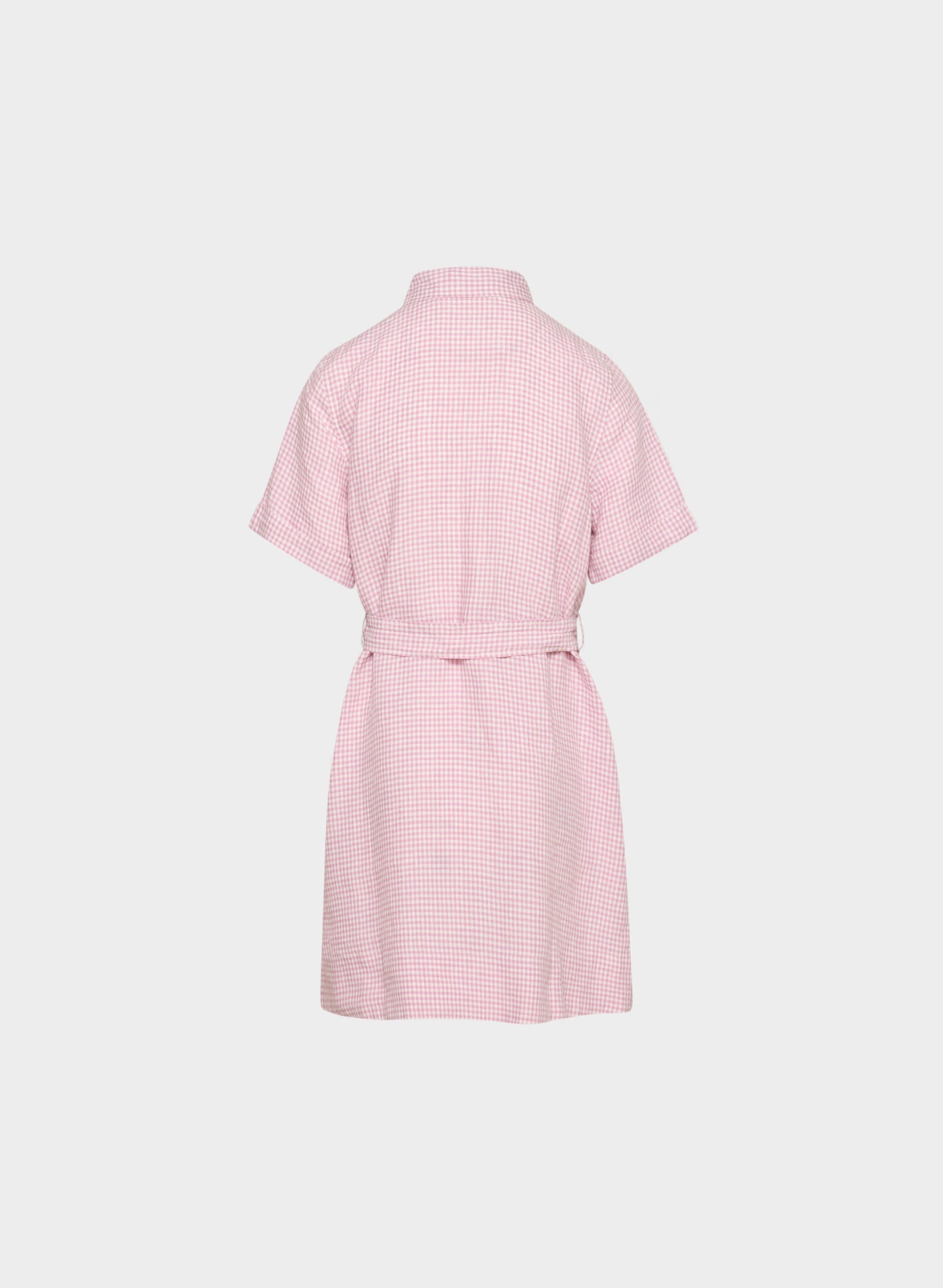 Eleta Linen Mini Dress - SRPN CK LT BR/SWT P PL