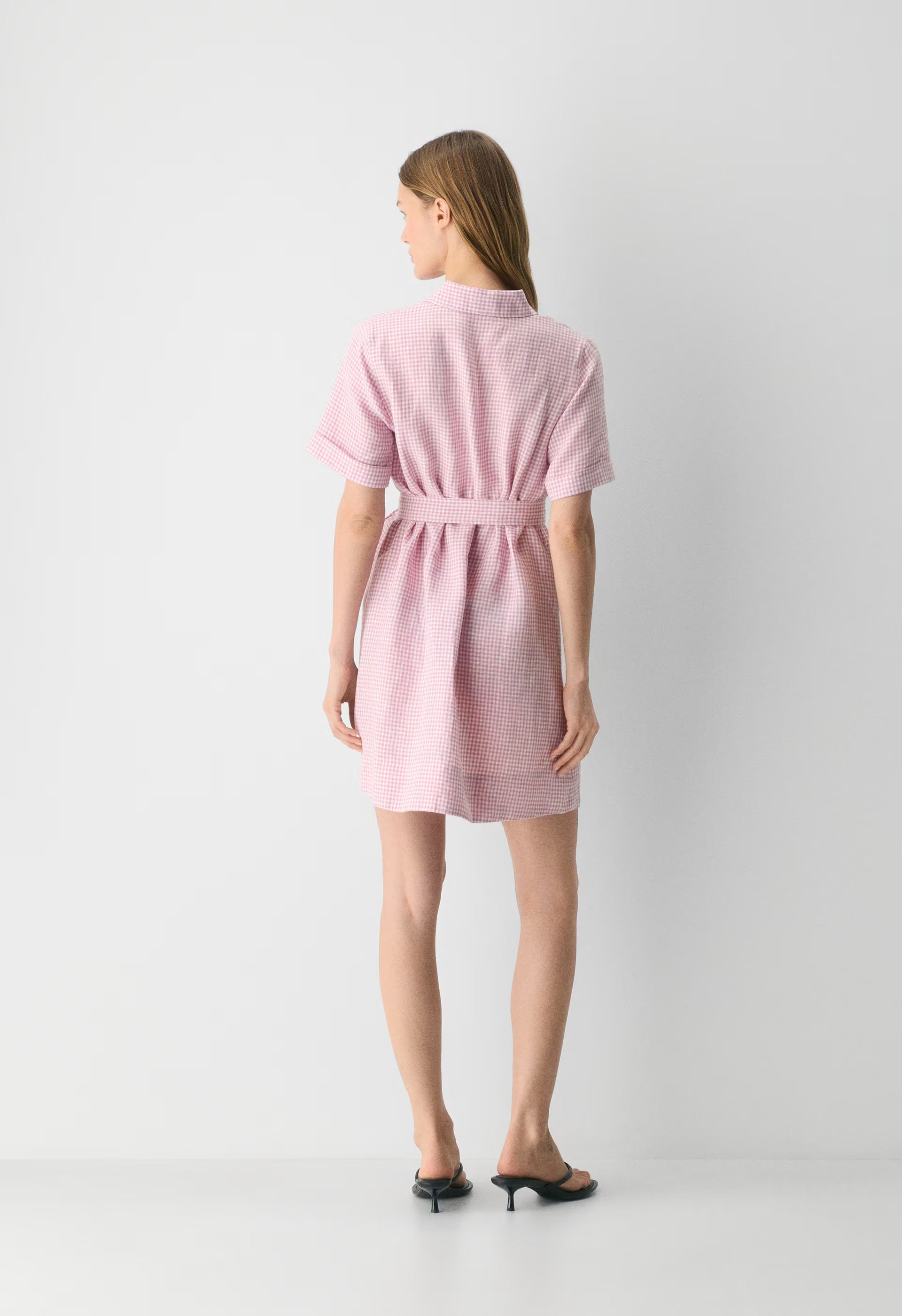 Eleta Linen Mini Dress - SRPN CK LT BR/SWT P PL