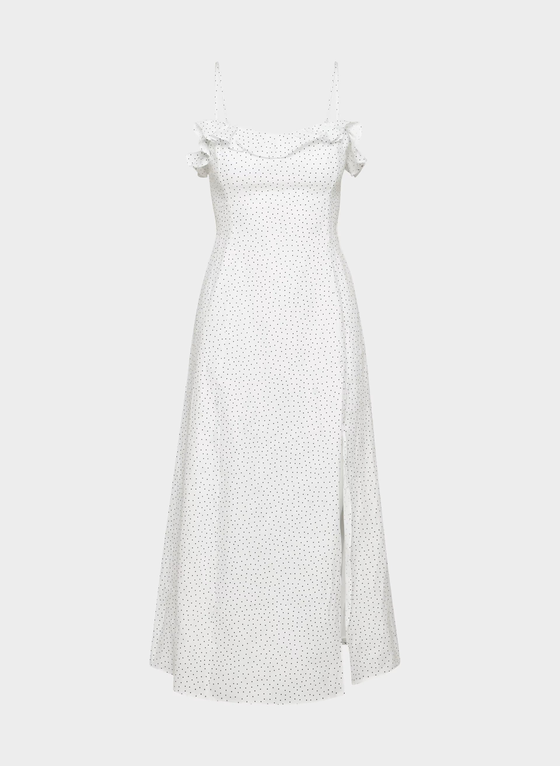 Glade Linen Dress - WHITE/ ADMIRAL