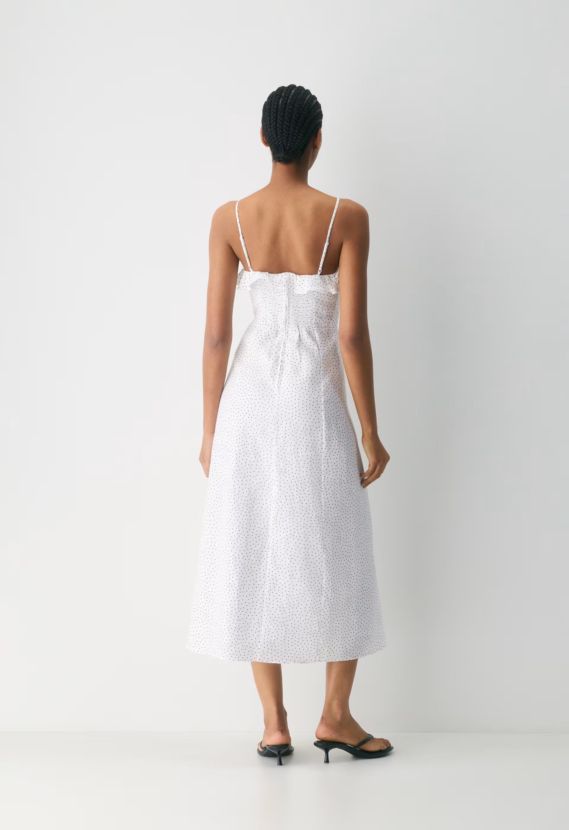 Glade Linen Dress - WHITE/ ADMIRAL