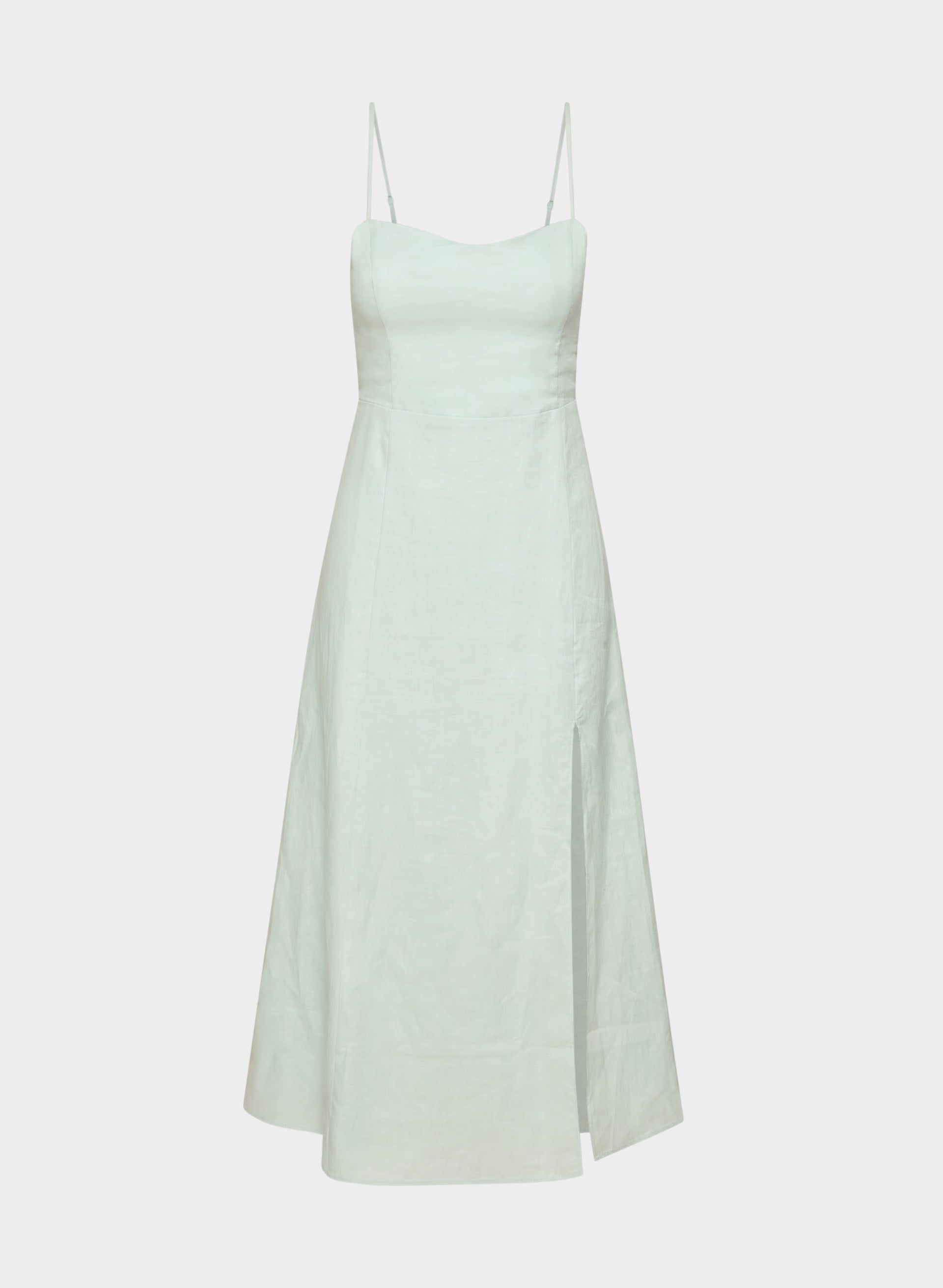 Barrafina Linen Dress - AGAVE GREEN