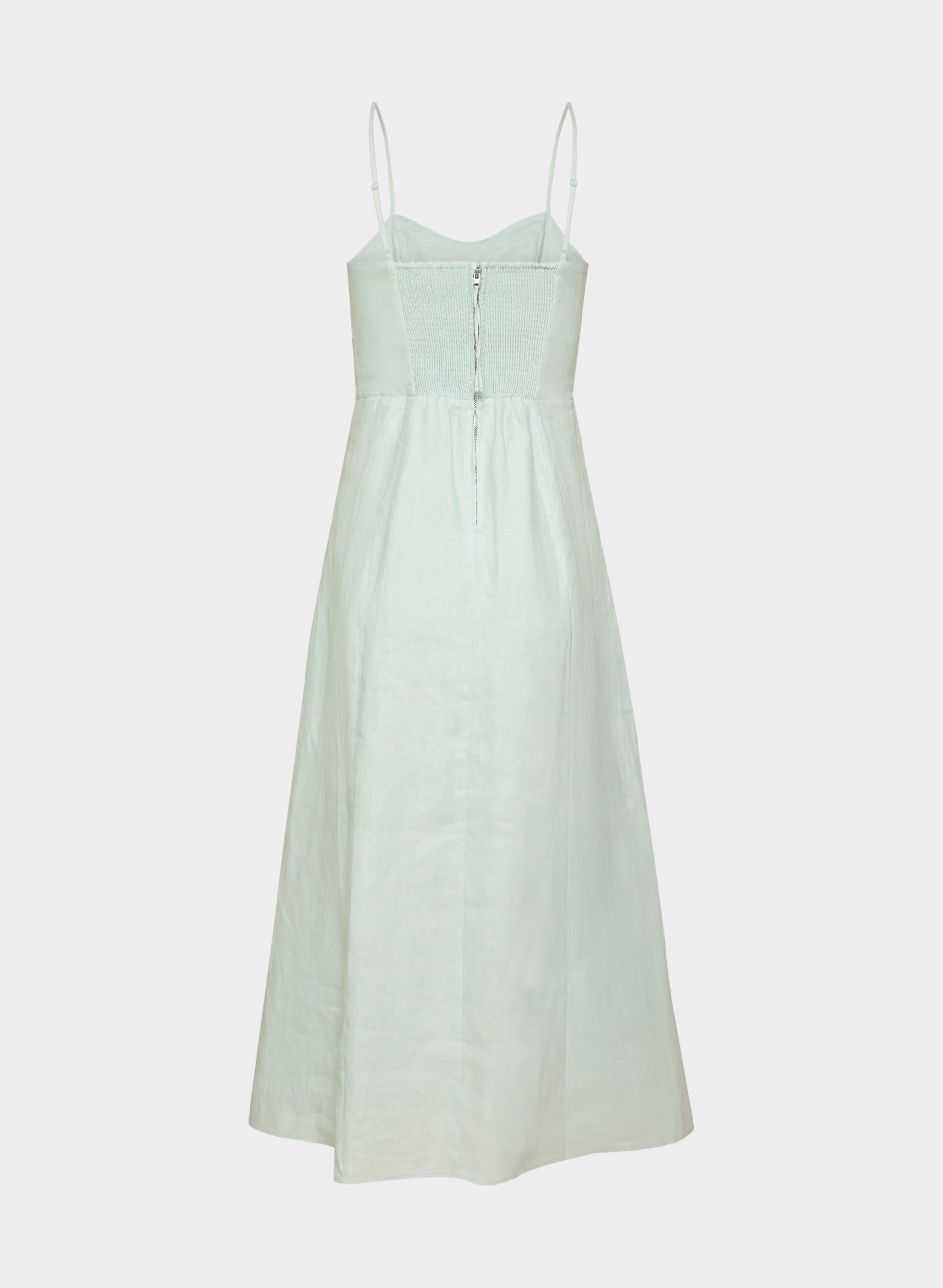 Barrafina Linen Dress - AGAVE GREEN
