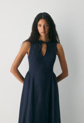 Countess Linen Dress - ADMIRAL