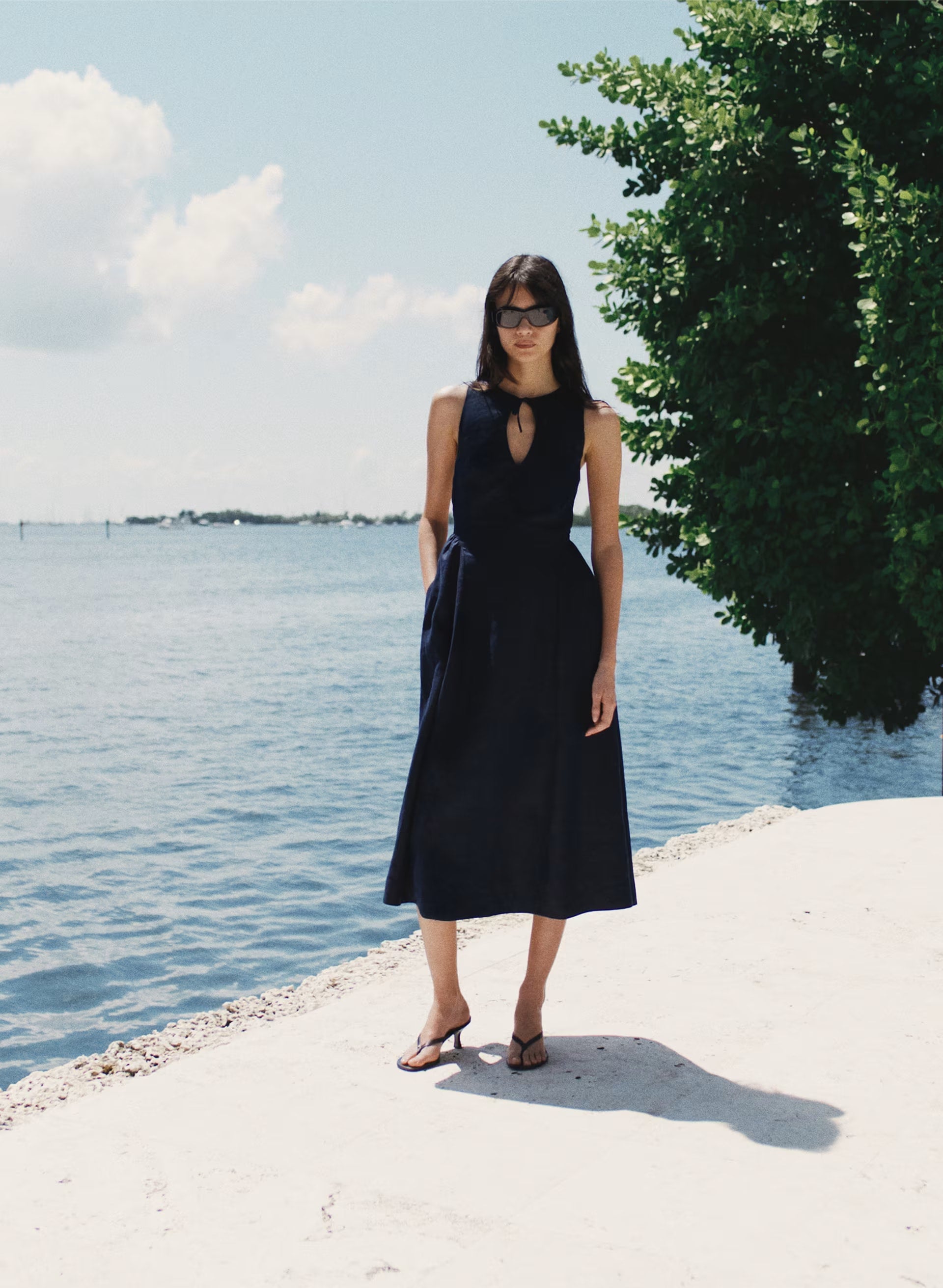 Countess Linen Dress - ADMIRAL