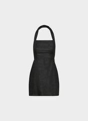 Whisper Linen Dress - BLACK