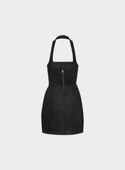 Whisper Linen Dress - BLACK