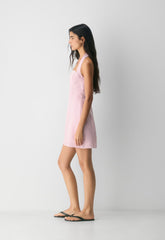 Whisper Linen Dress - SRPN CK LT BR/SWT P PL
