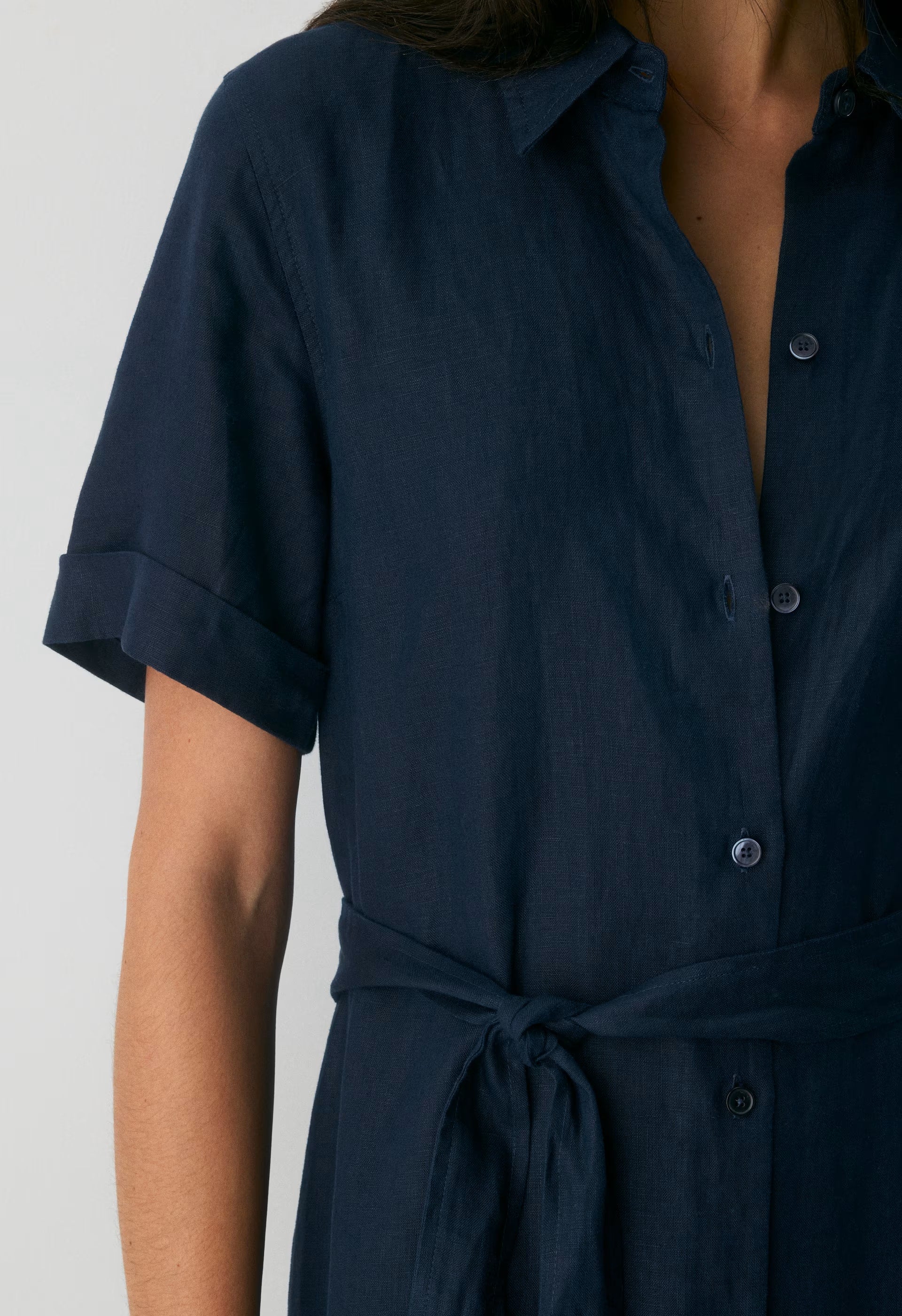 Eleta Linen Maxi Dress - ADMIRAL