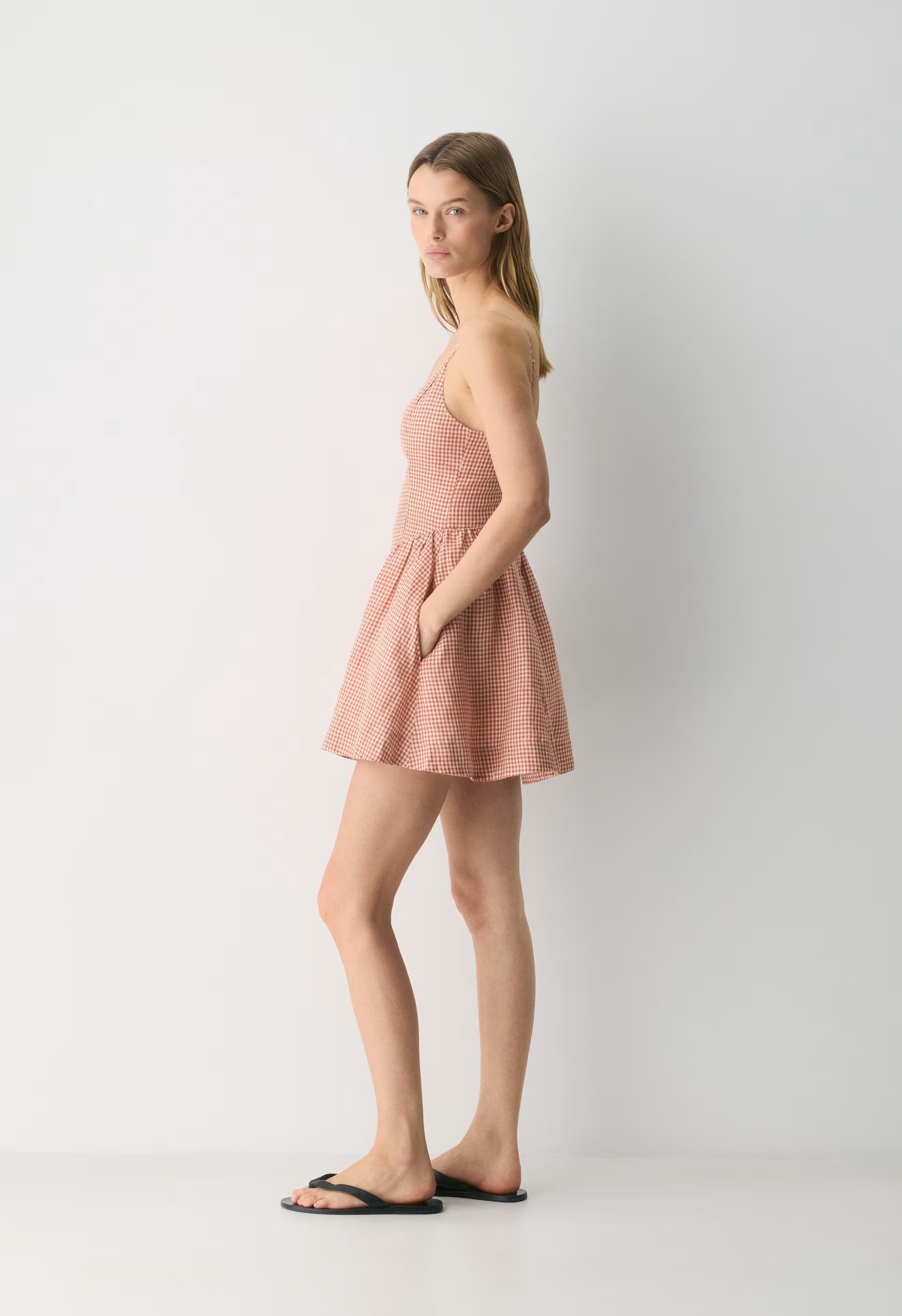 Technique Linen Mini Dress - SRN CK MTPS TP/MNR TCT