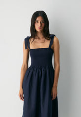 Golden Hour Linen Dress - ADMIRAL