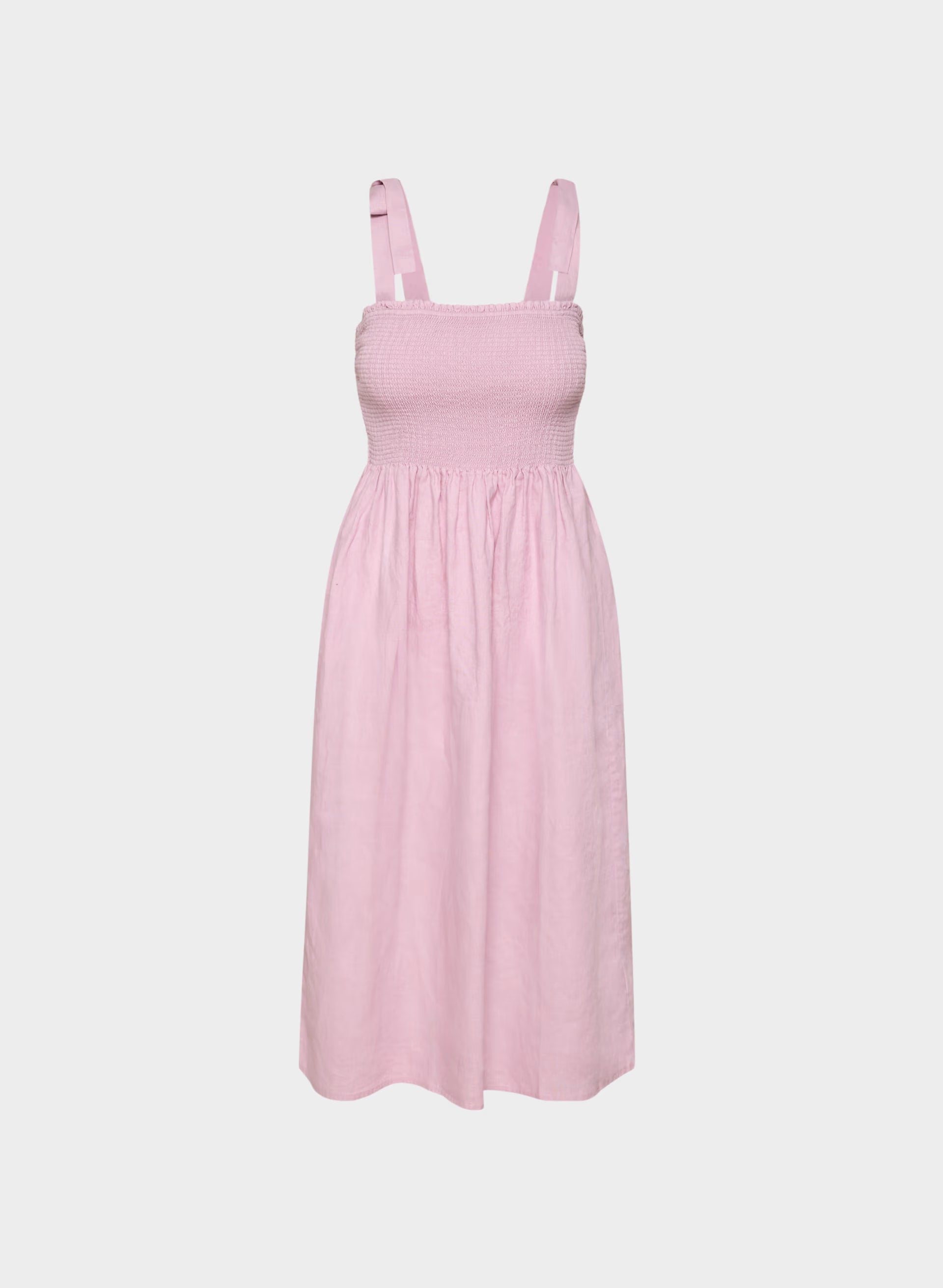 Golden Hour Linen Dress - SWEET PEA PURPLE