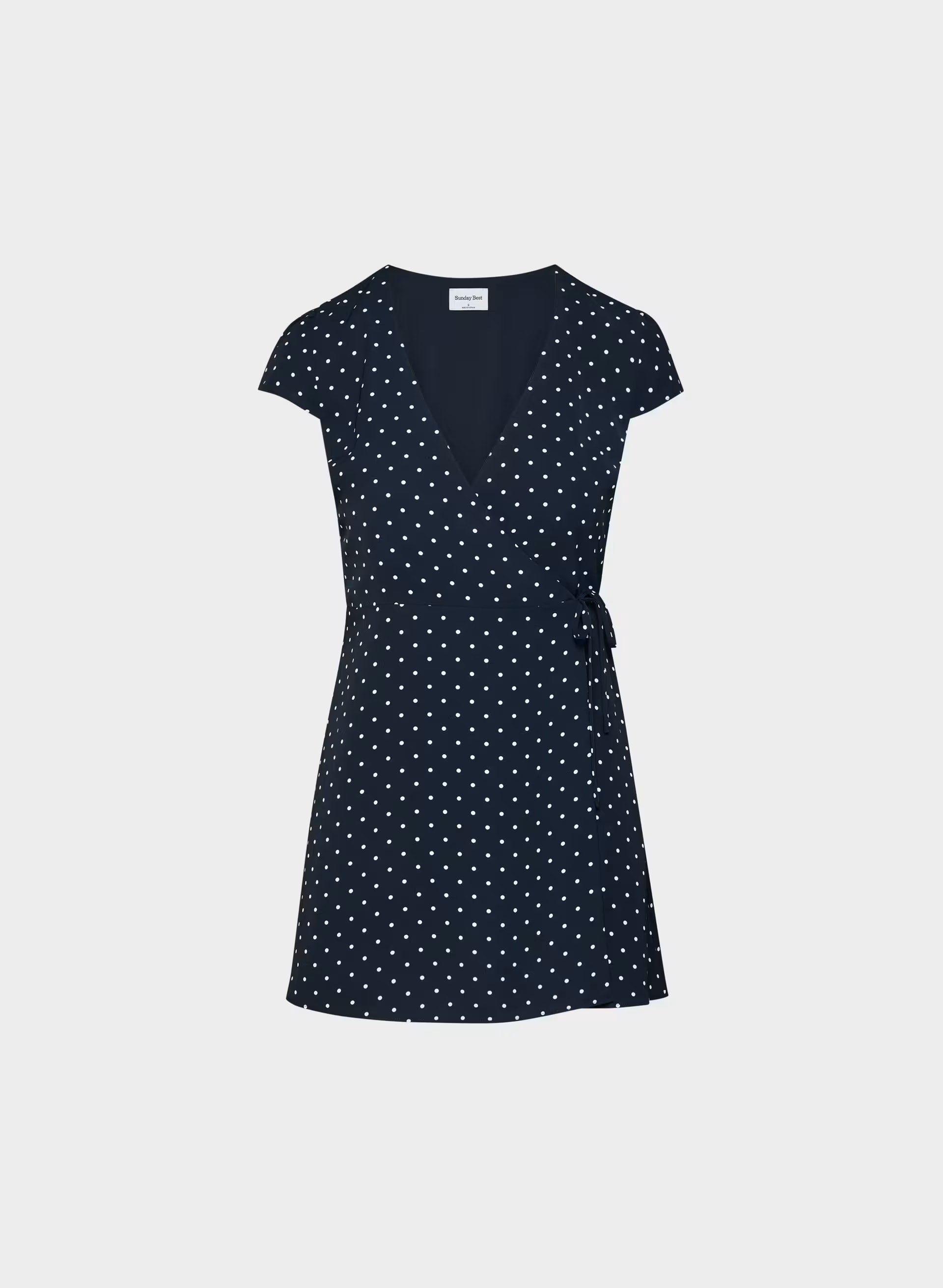 Godard Dress - ADMIRAL/WHITE