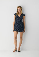 Godard Dress - ADMIRAL/WHITE