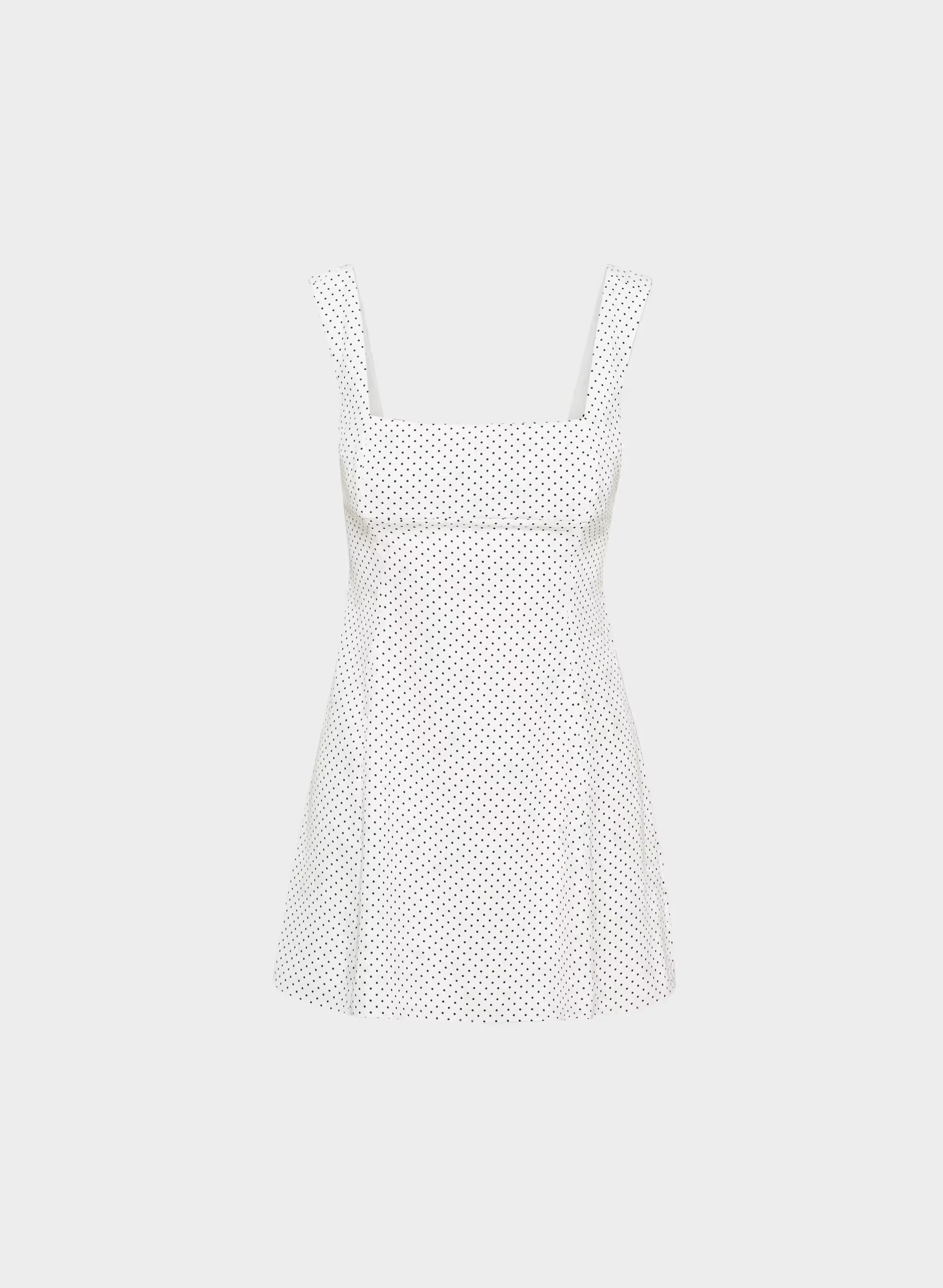 Dollop Dress - WHITE/ ADMIRAL
