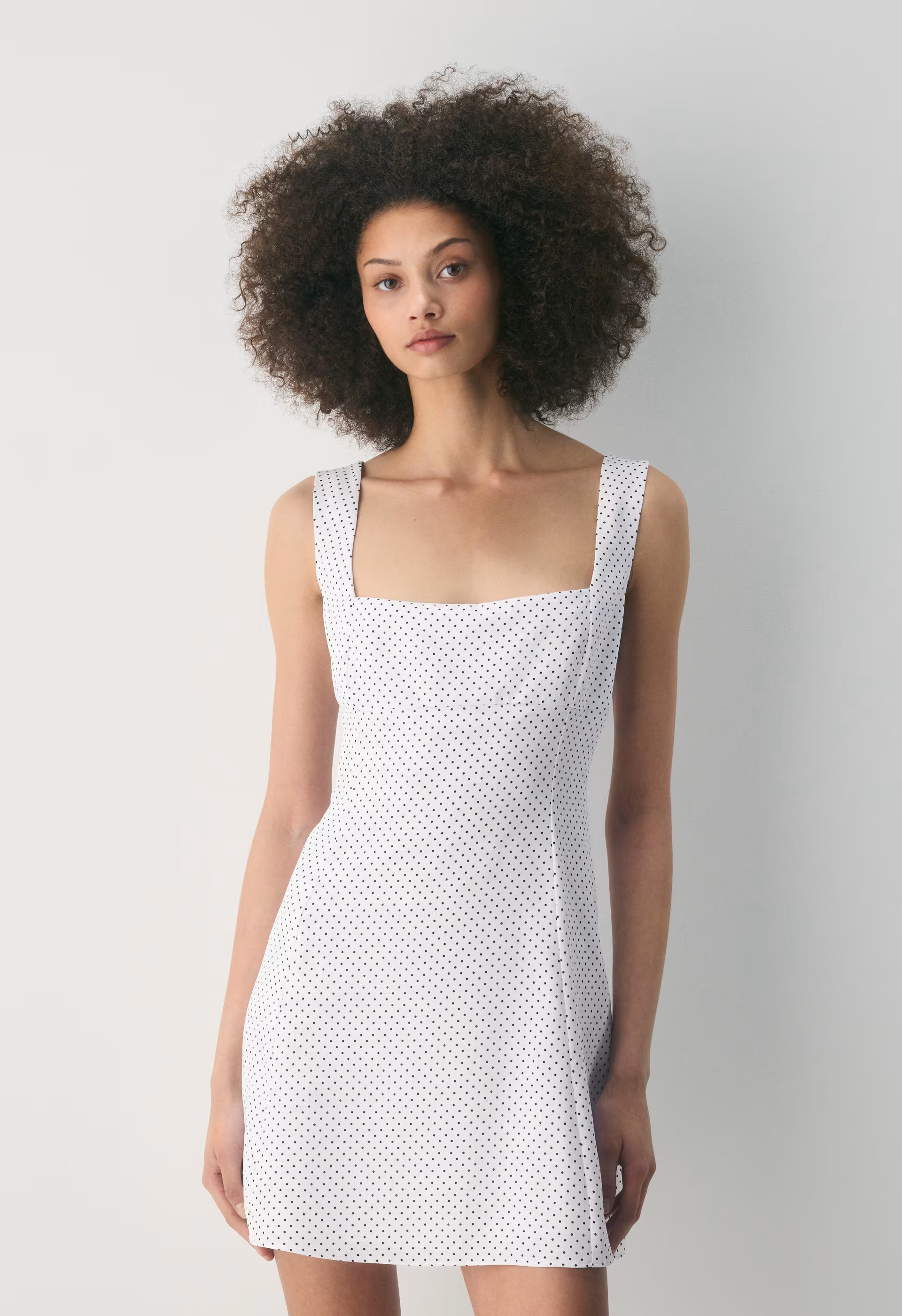 Dollop Dress - WHITE/ ADMIRAL