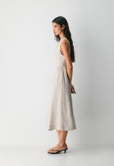 Countess Linen Dress - MTRPLS TAUP /RCH M BN