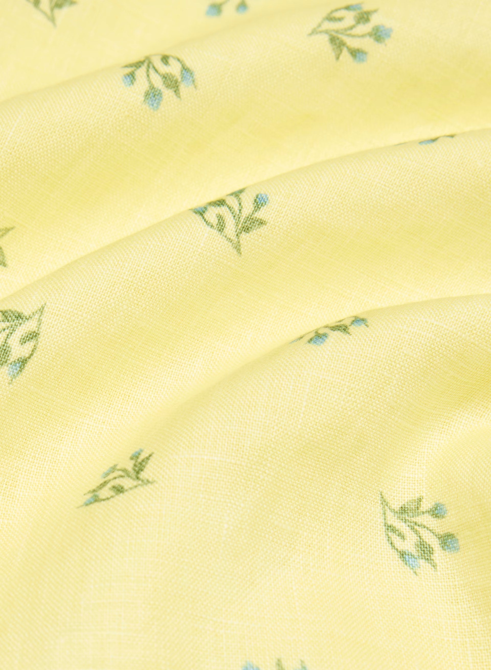 Barrafina Linen Dress - LEMONADE/BLUE