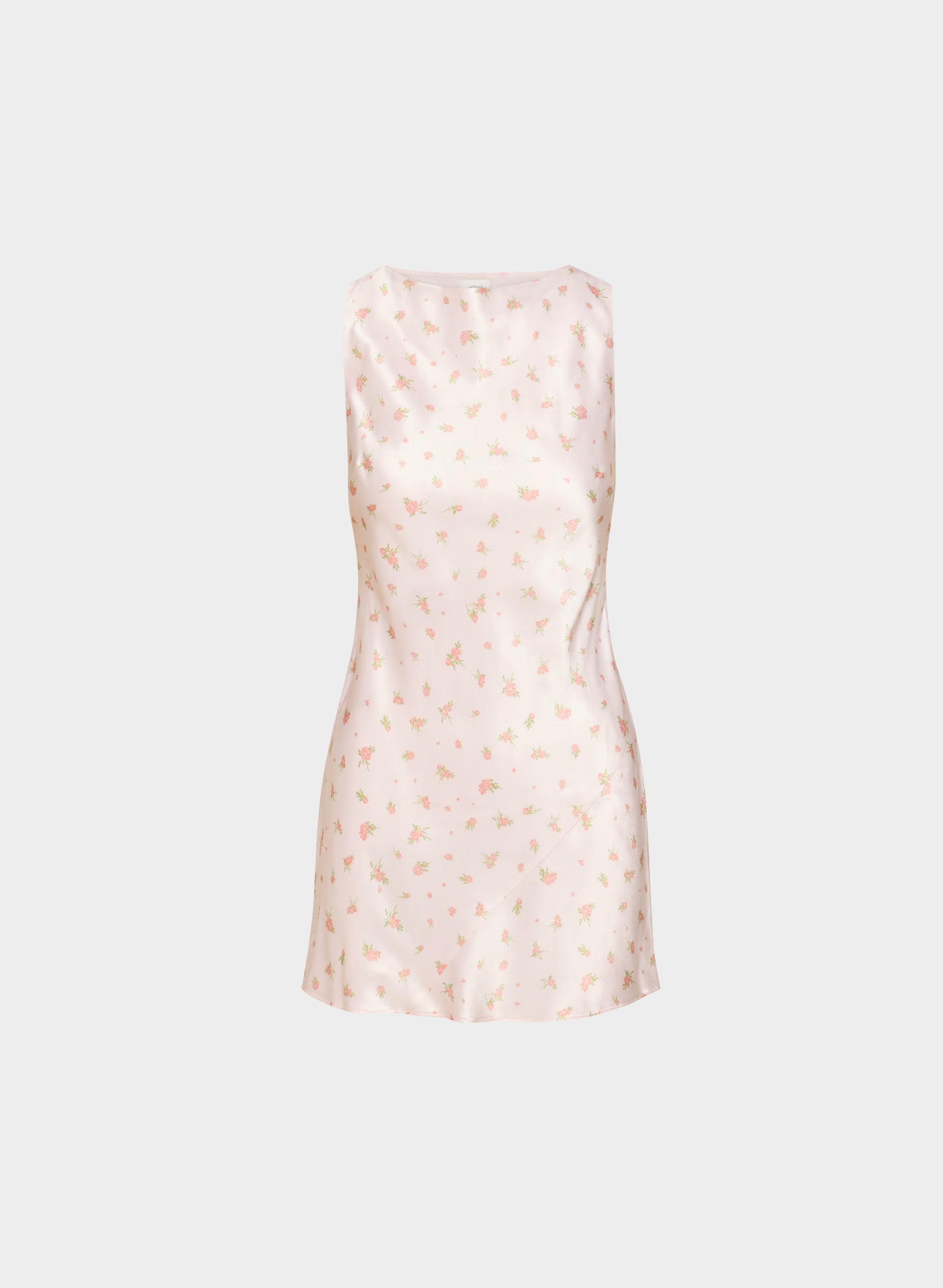 Biblio Silk Dress - PALE PEACH/PINK