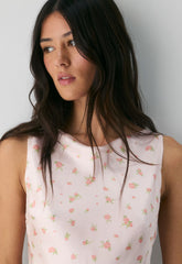 Biblio Silk Dress - PALE PEACH/PINK
