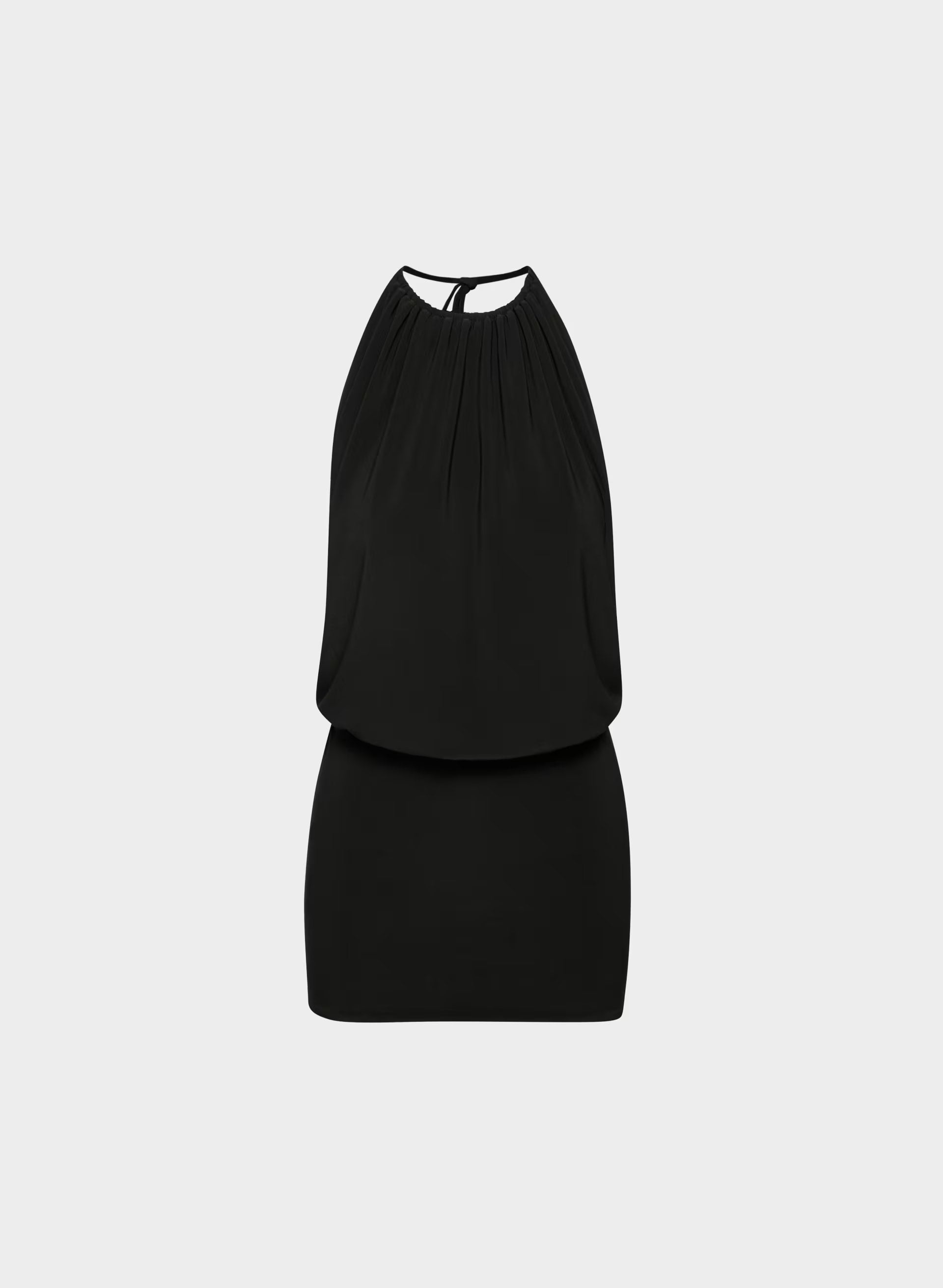 Smooth Matter™ Primary Halter Dress - BLACK