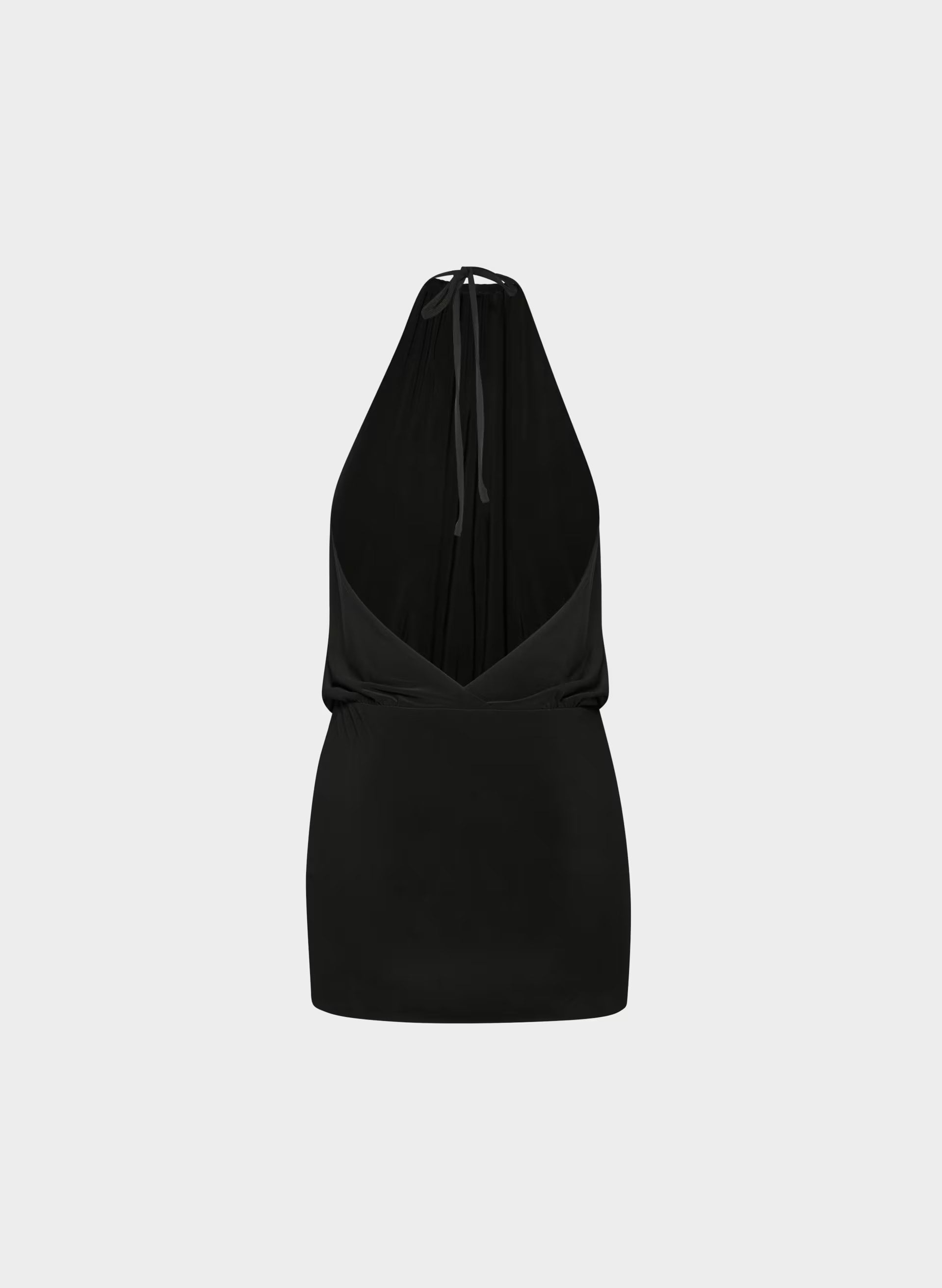 Smooth Matter™ Primary Halter Dress - BLACK