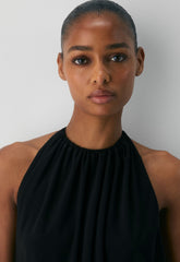 Smooth Matter™ Primary Halter Dress - BLACK
