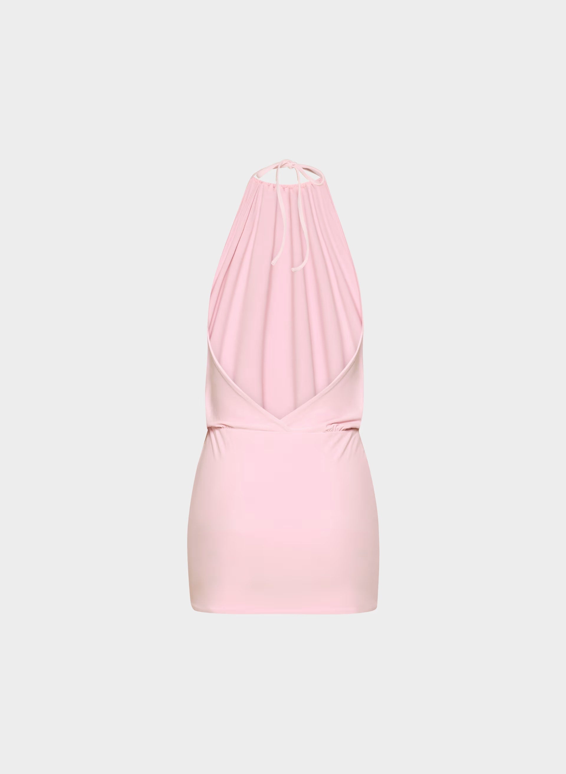 Smooth Matter™ Primary Halter Dress - MILKSHAKE PINK