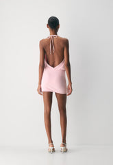 Smooth Matter™ Primary Halter Dress - MILKSHAKE PINK