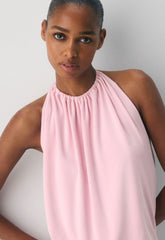 Smooth Matter™ Primary Halter Dress - MILKSHAKE PINK