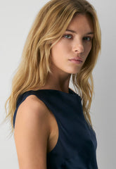 Biblio Silk Dress - ADMIRAL