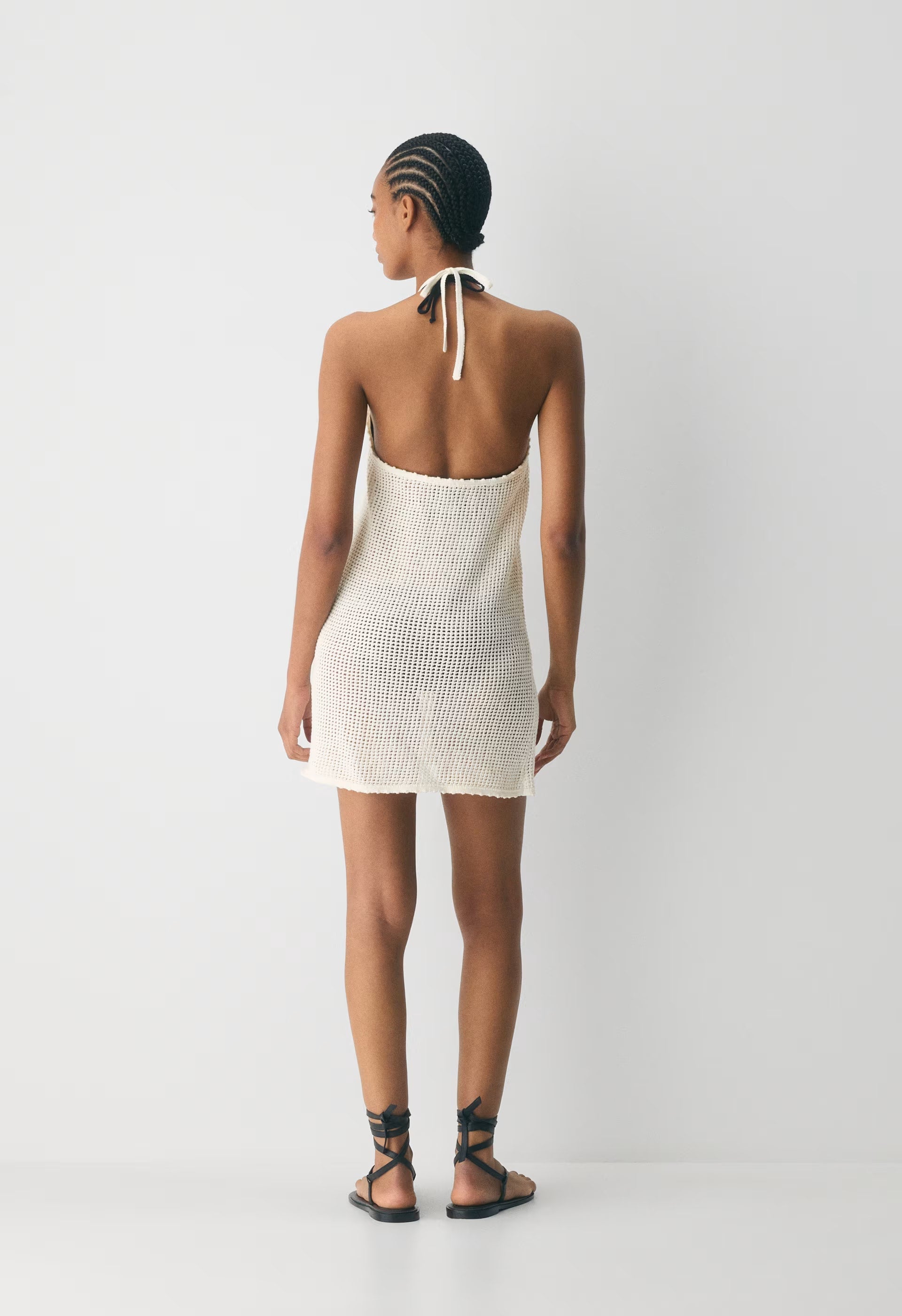 Seacoast Halter Dress - LIGHT BIRCH