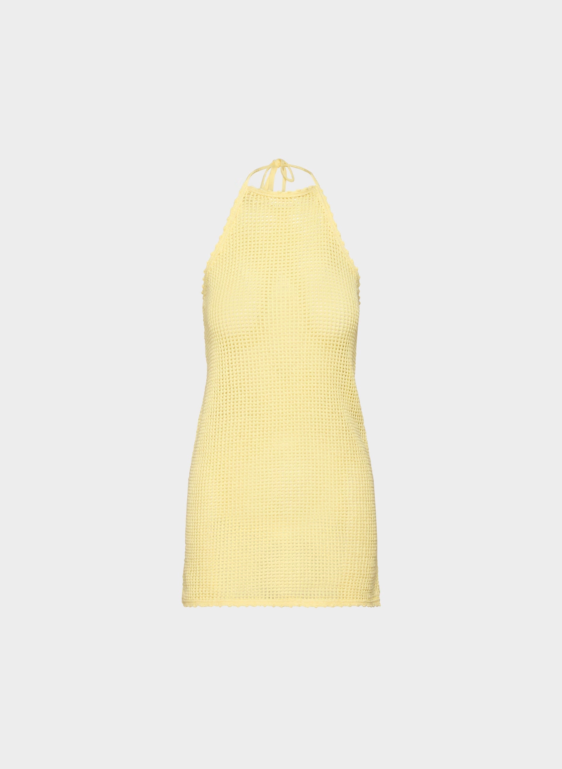 Seacoast Halter Dress - LEMONADE