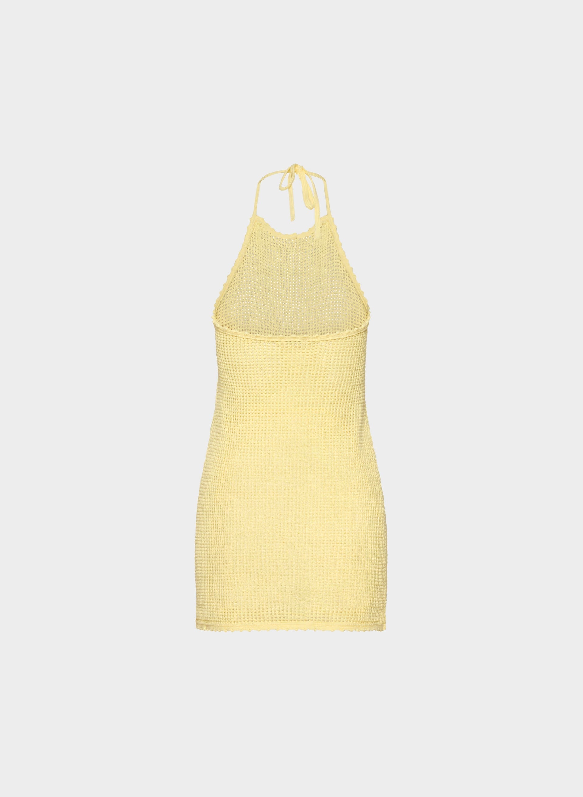 Seacoast Halter Dress - LEMONADE