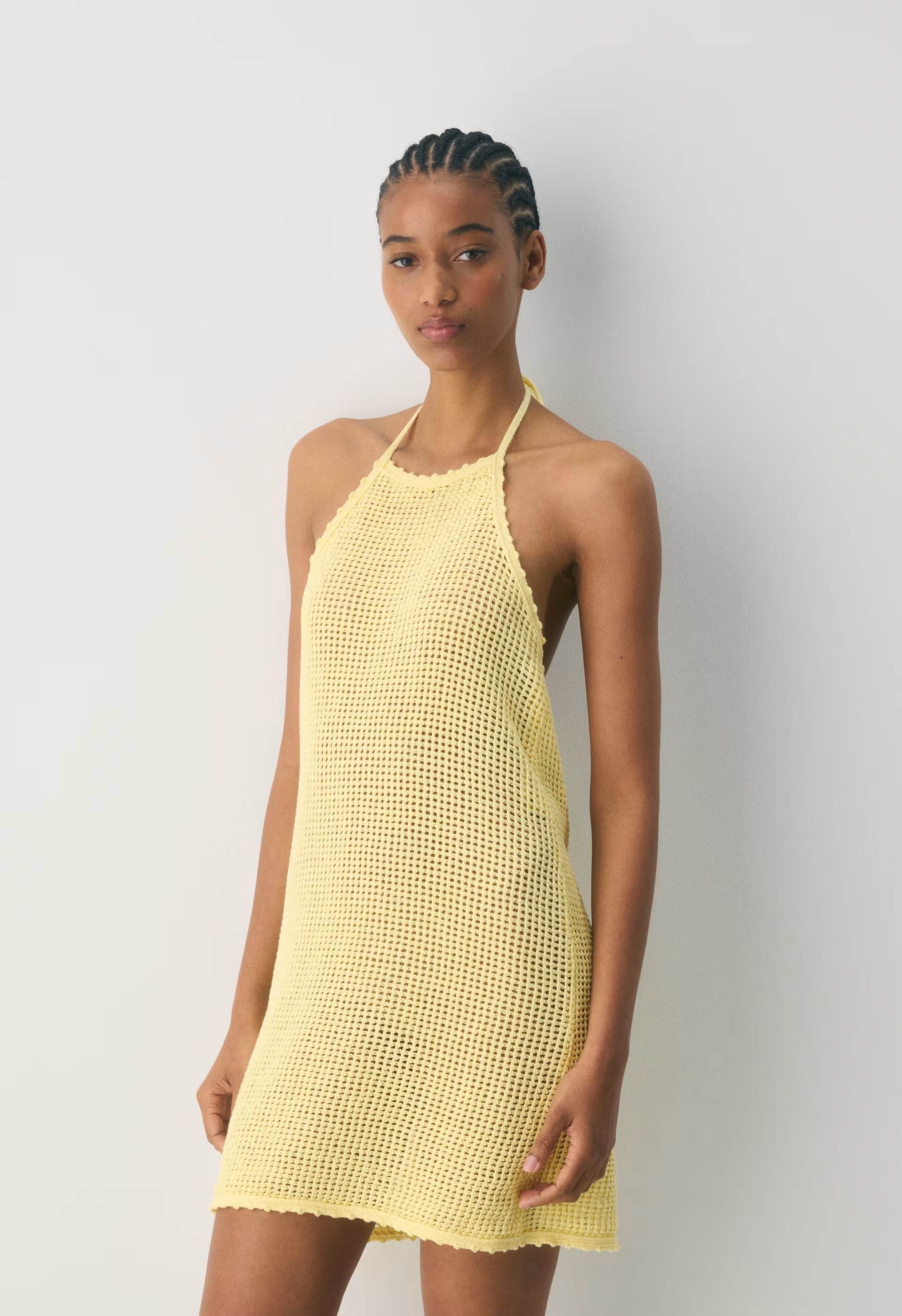 Seacoast Halter Dress - LEMONADE