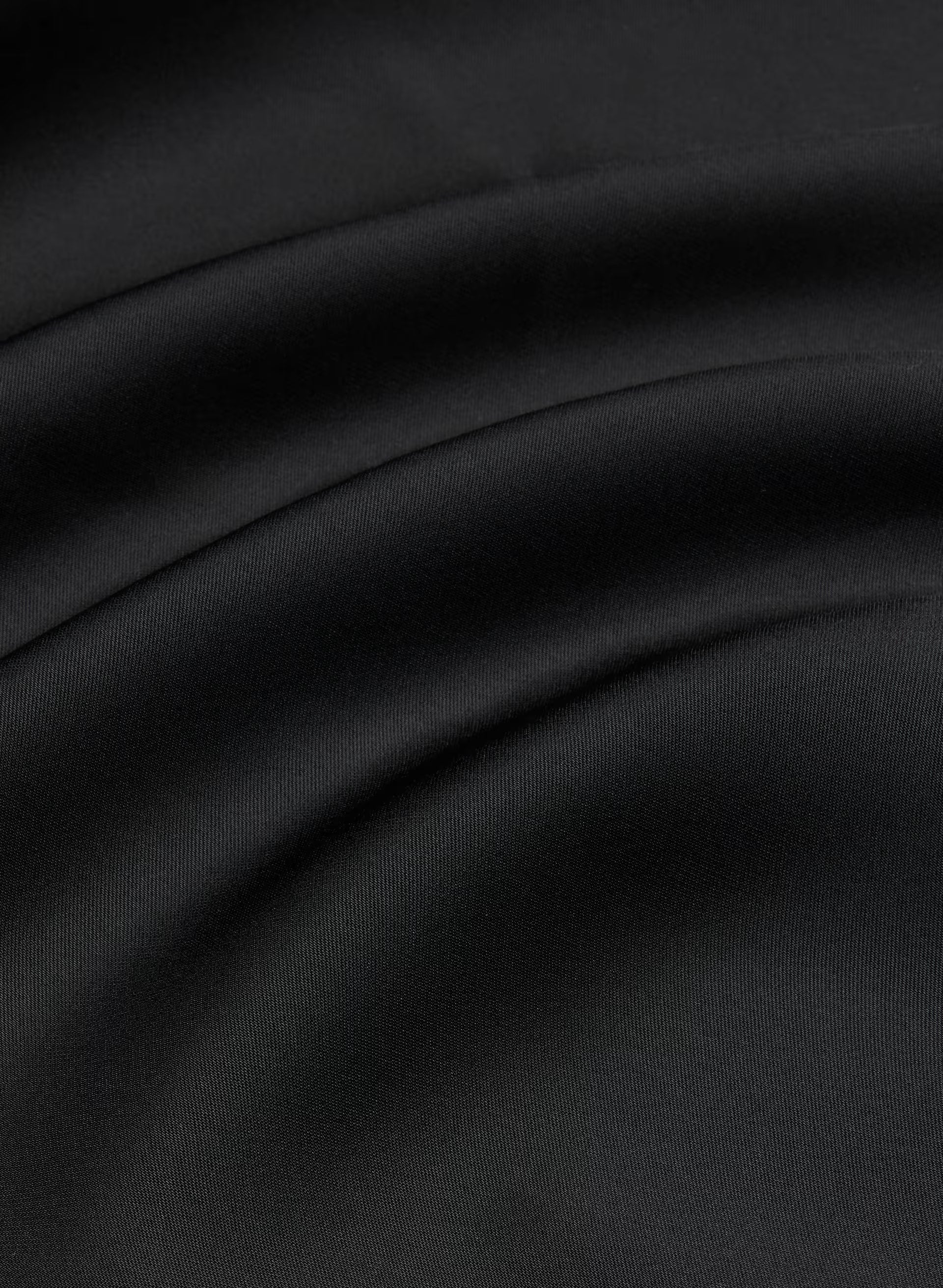 Audience Satin Full Halter Dress - BLACK