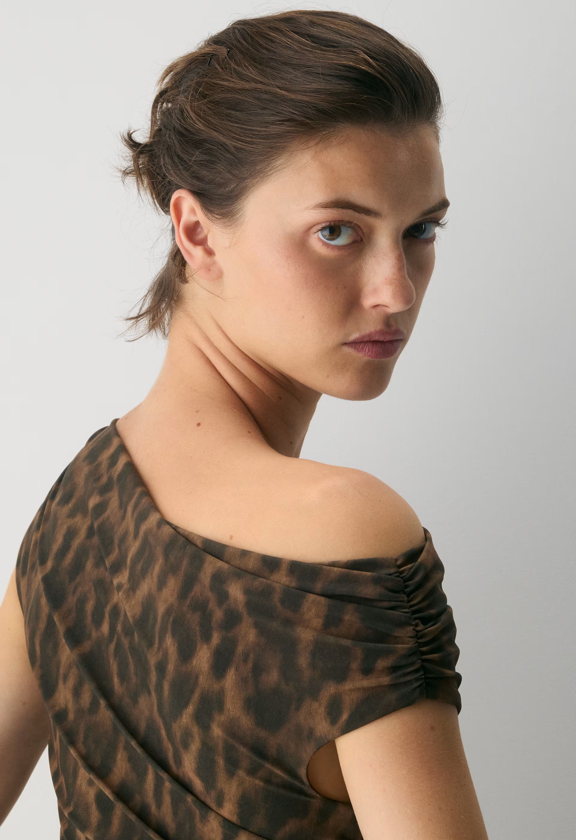 Smooth Matter™ Gallery Dress - CELLO BROWN /BLACK
