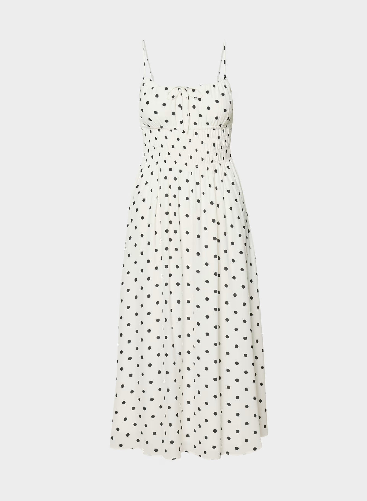Typescript Cami Dress - LIGHT BIRCH/BLACK