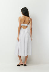 Encourage Poplin Cami Dress - MV STRP LI BLM/GLMR