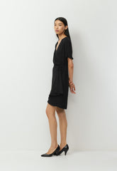 Wallace Dress - BLACK