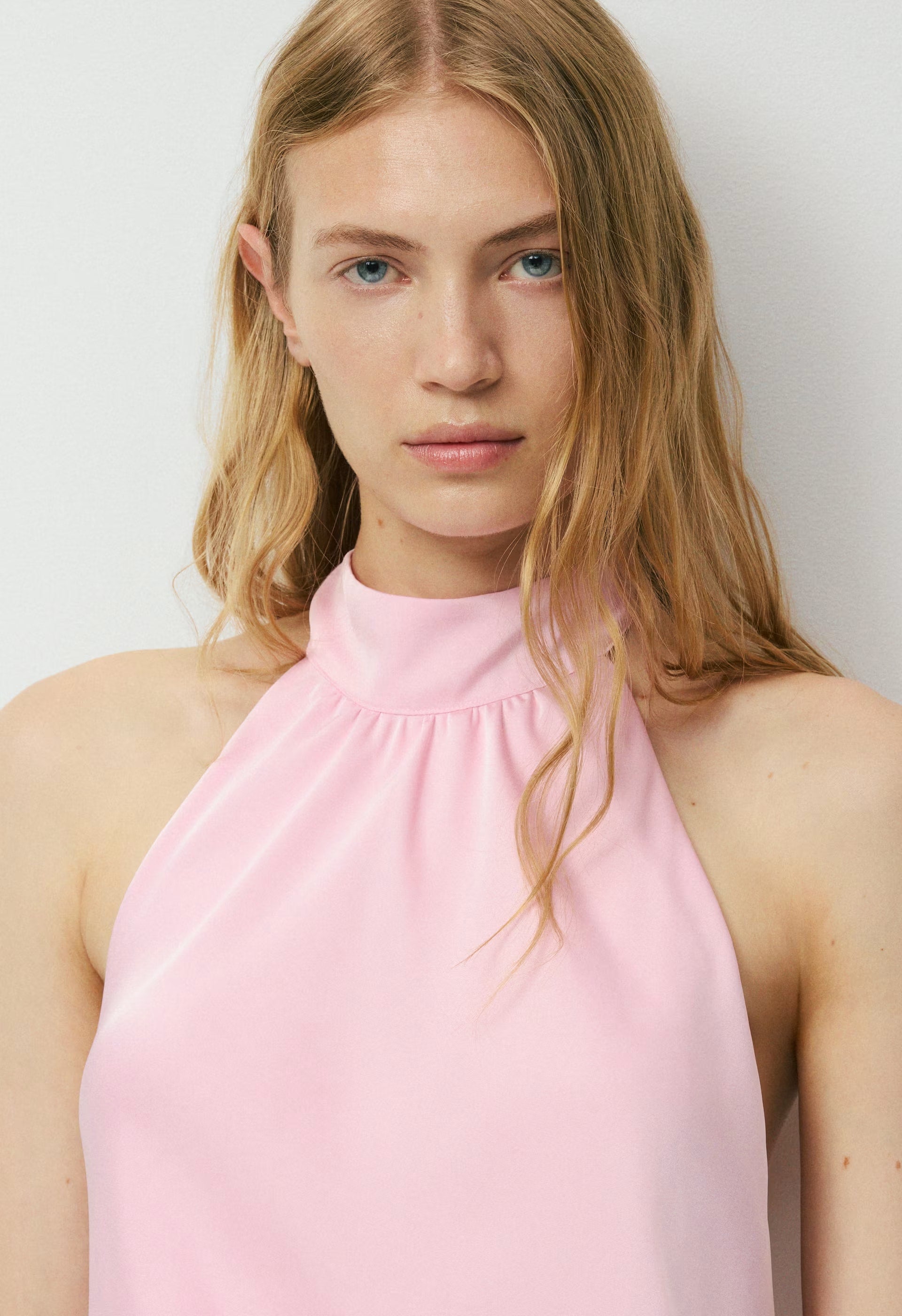 Posse Satin Dress - MILKSHAKE PINK