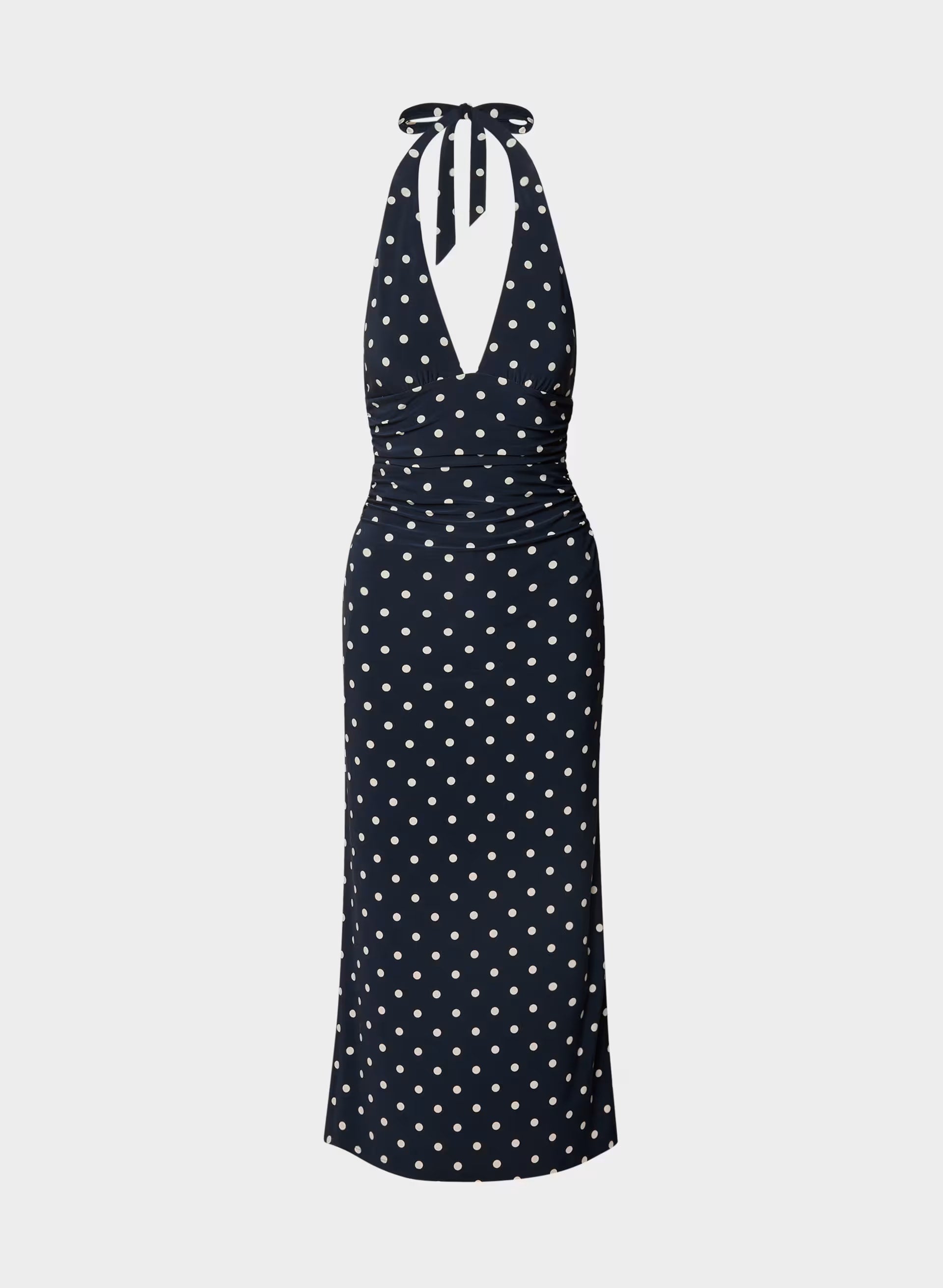 Smooth Matter™ Jazzroom Halter Dress - ADMIRAL/ LIGHT BIRCH