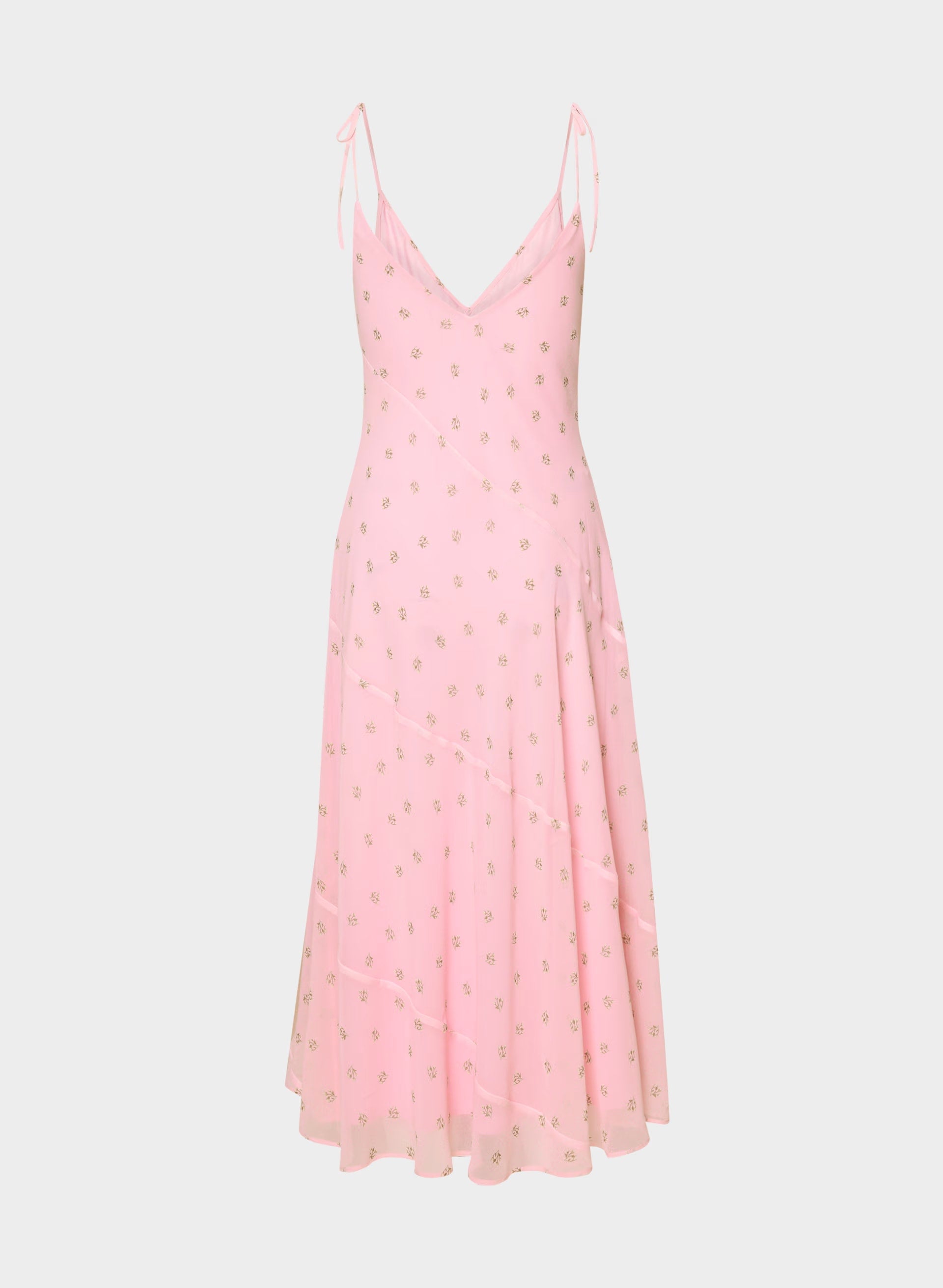 Priscilla Maxi Dress - LIGHT PINK/PALE YELOW