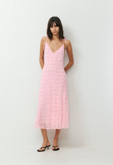 Priscilla Maxi Dress - LIGHT PINK/PALE YELOW